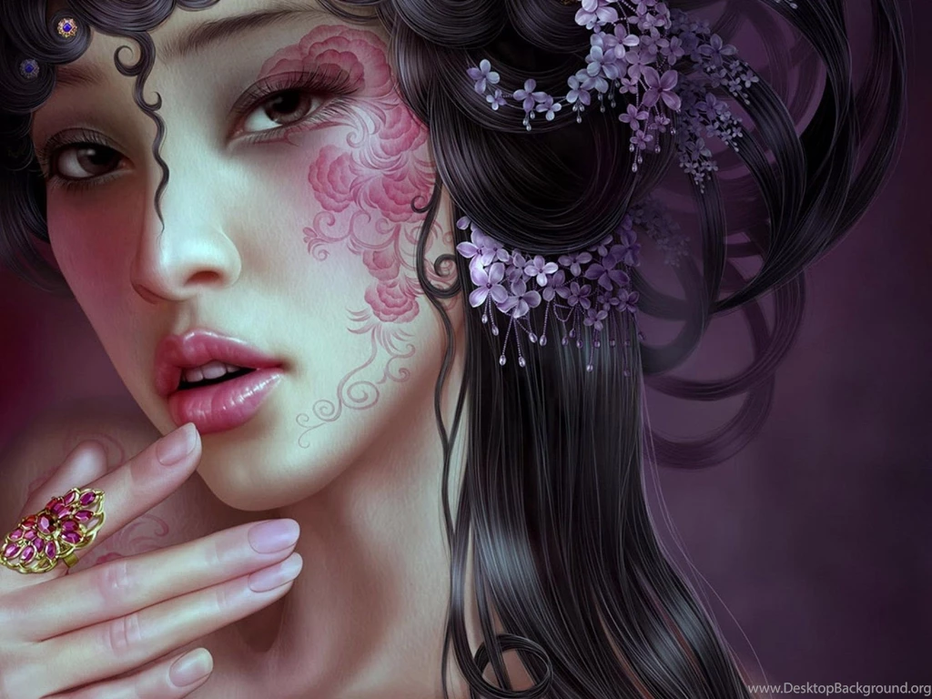 Fantasy Original Art Artistic Artwork Tattoo Girls Girl Wallpapers ...
