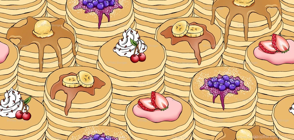 Flapjack Stack Wallpapers Pattysloniger Spoonflower
