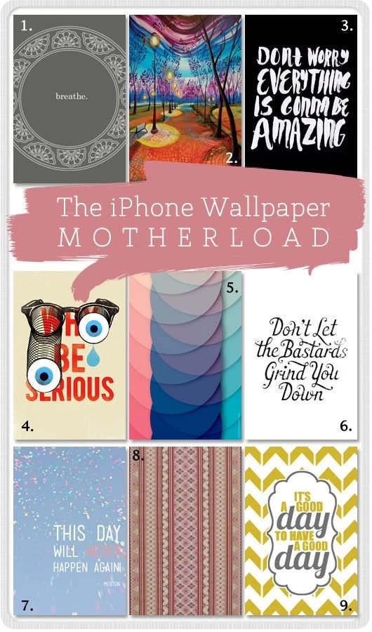 The iPhone Wallpapers Motherload : Hundreds! – Kind Over Matter