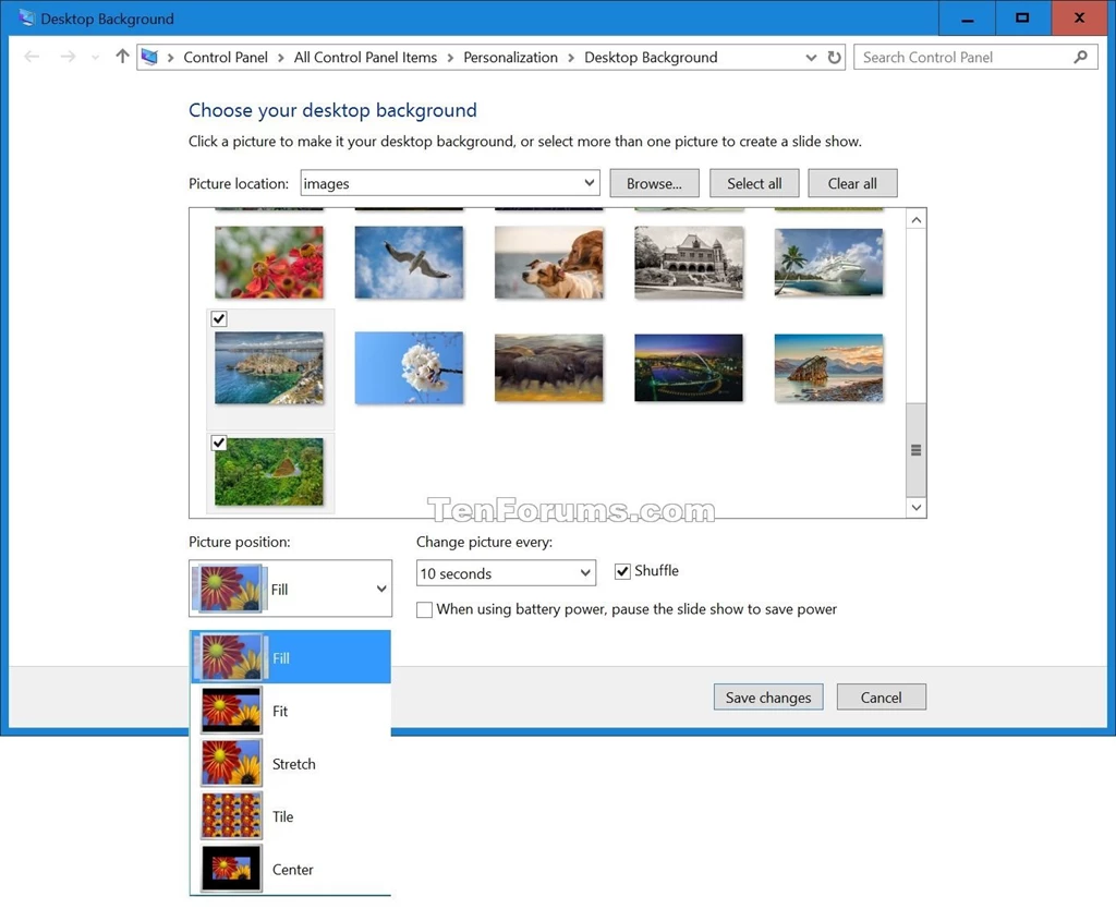 Desktop Backgrounds Change In Windows 10 Windows 10 Forums