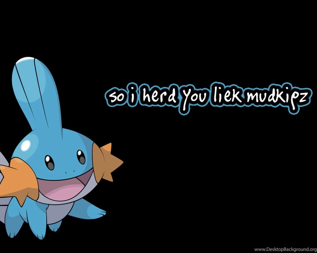 Mudkip Pokemon Black Backgrounds Wallpapers (