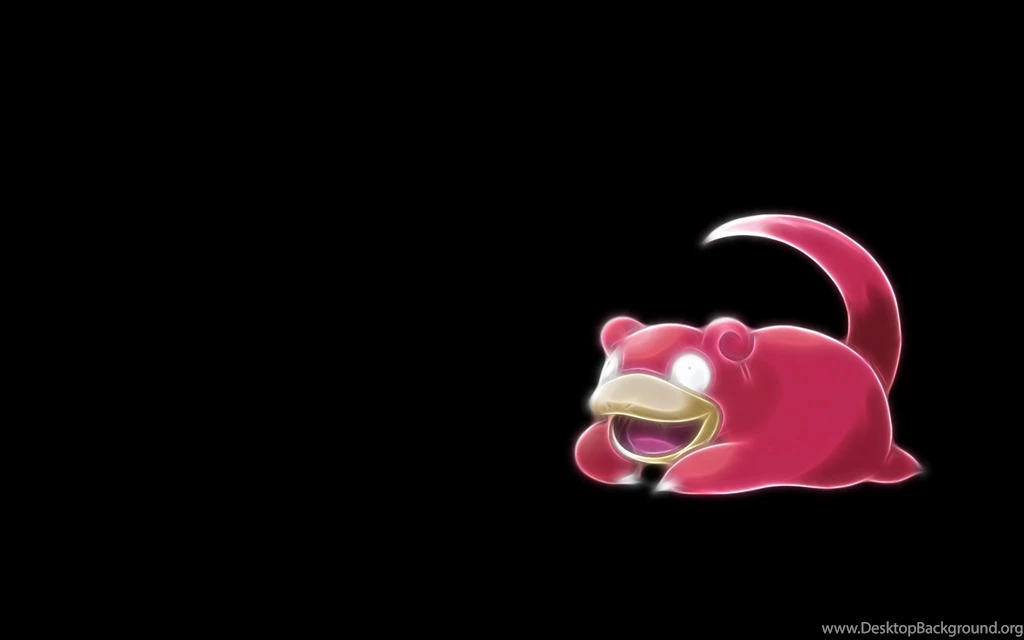 Pokemon, Slowpoke, Black Backgrounds :: Wallpapers