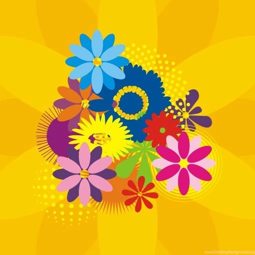 Flower Design Vector Graphic — Wallpaper, Beautiful
