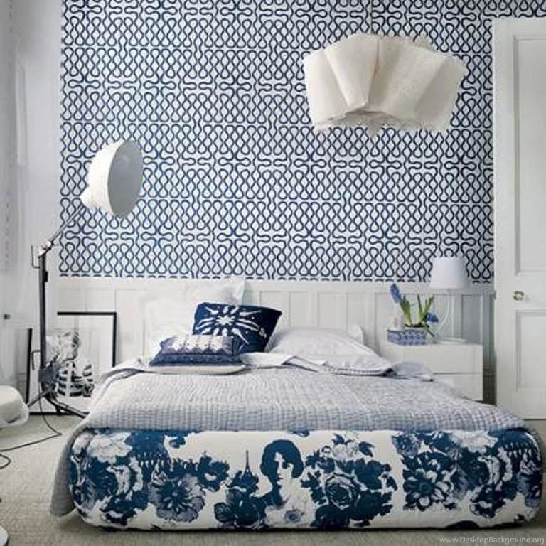 15 Captivating Bedrooms With Geometric Wallpapers Ideas