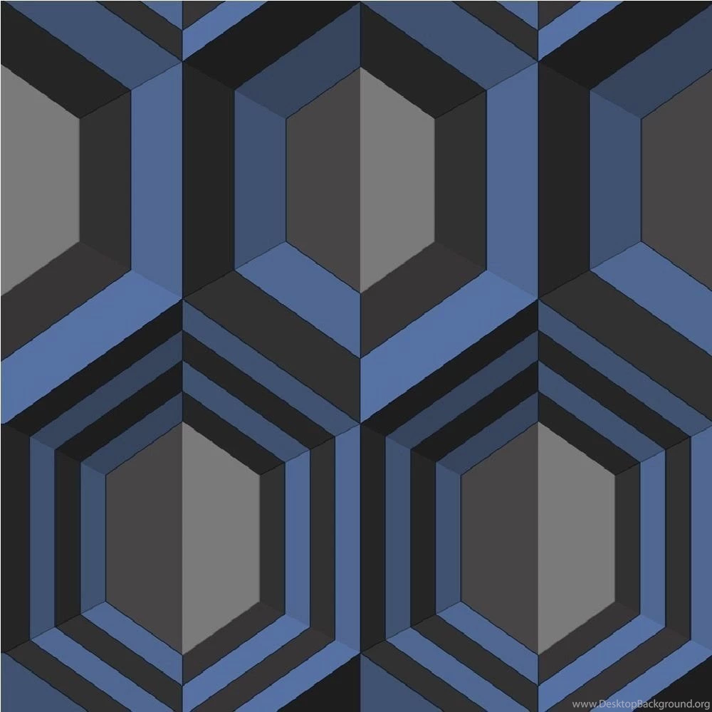 Muriva Hexagon 3D Effect Canvas Texture Geometric Wallpapers J40701