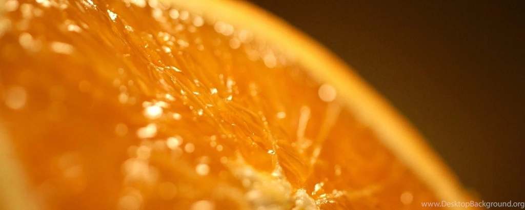 Download Wallpapers 2560x1024 Orange, Cut, Ripe, Juicy, Fruit Dual ...
