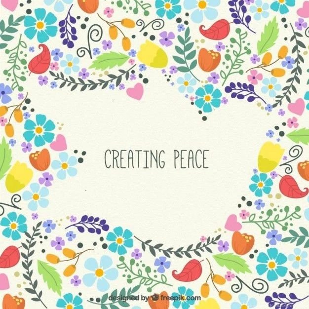 Creating Peace Backgrounds Vector