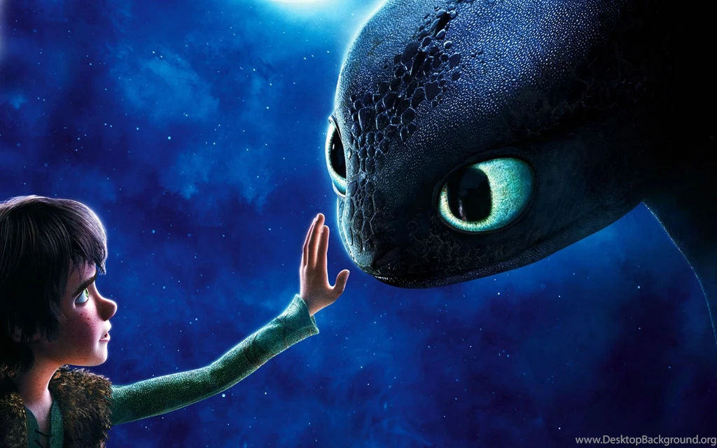 Hiccup And Night Fury How To Train Your Dragon Hi Widescreen ...