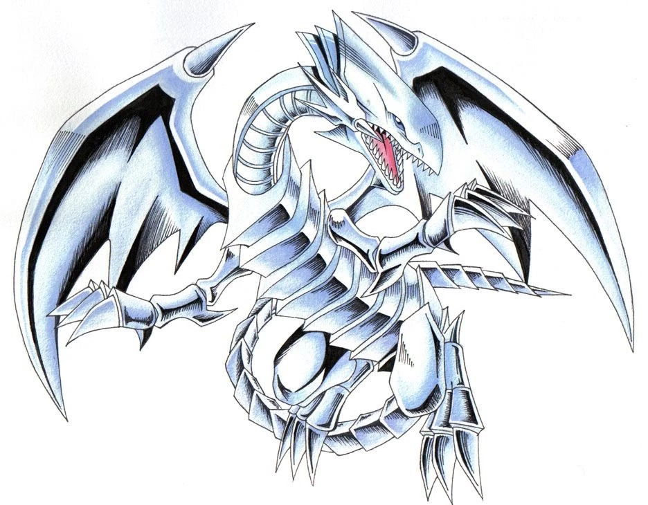 Blue Eyes White Dragon Wallpapers And Background 2