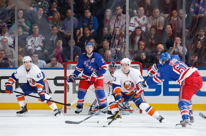 Rangers Vs. Islanders 02/14/2013 New York Rangers Photos