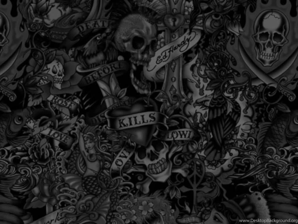 Ed Hardy Backgrounds Wallpapers Cave