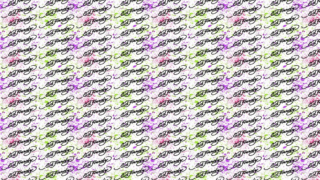 Ed Hardy Splatter Desktop Wallpapers