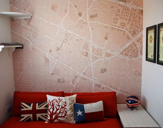 Personalised Bespoke Map Wallpapers Makes Us Happy / Wallpapered Blog