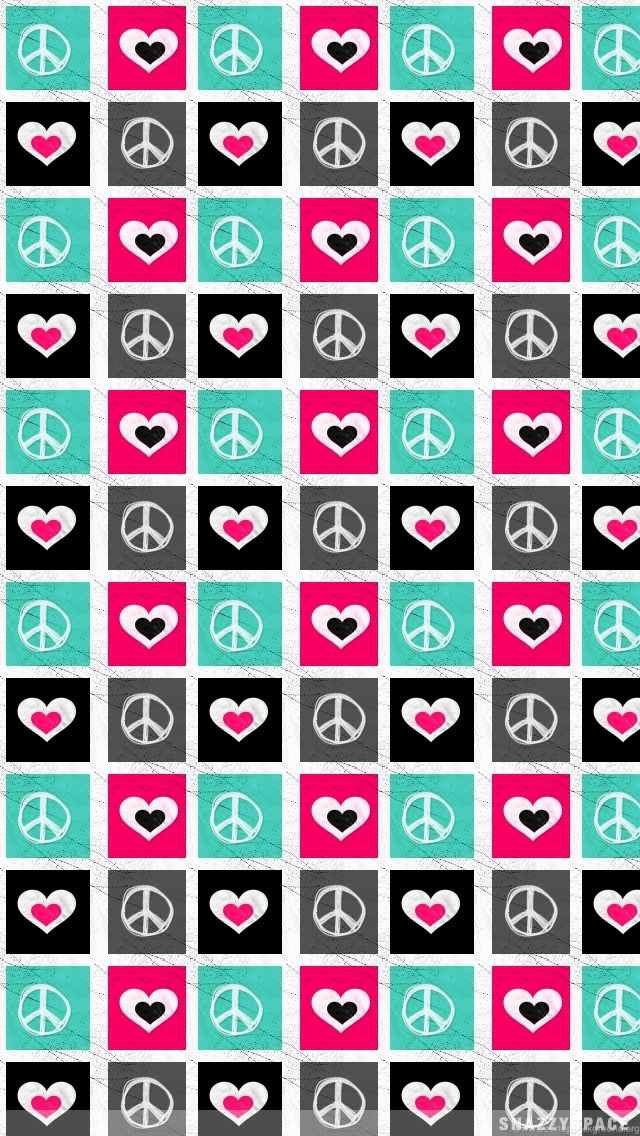 Peace Love iPhone Wallpapers