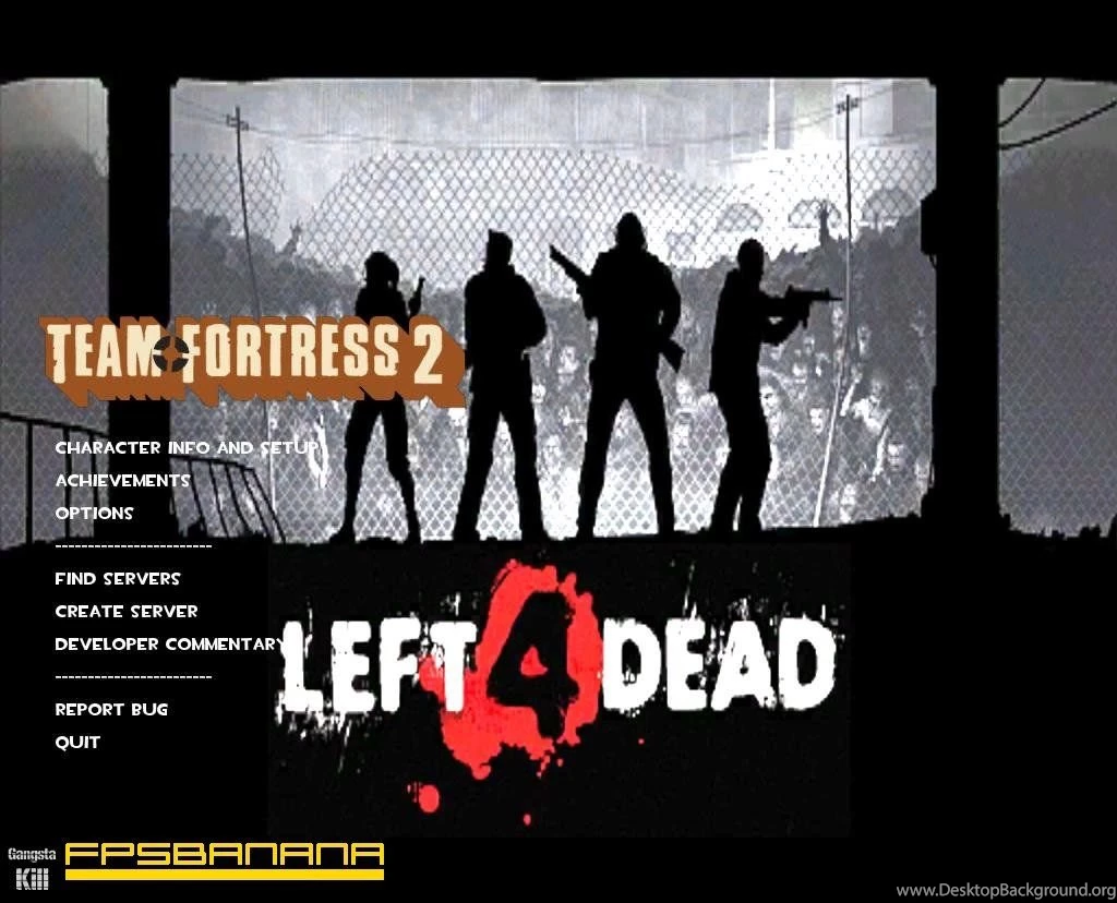Left 4 Dead Backgrounds For TF2 (Team Fortress 2 > GUIs > Menu ...