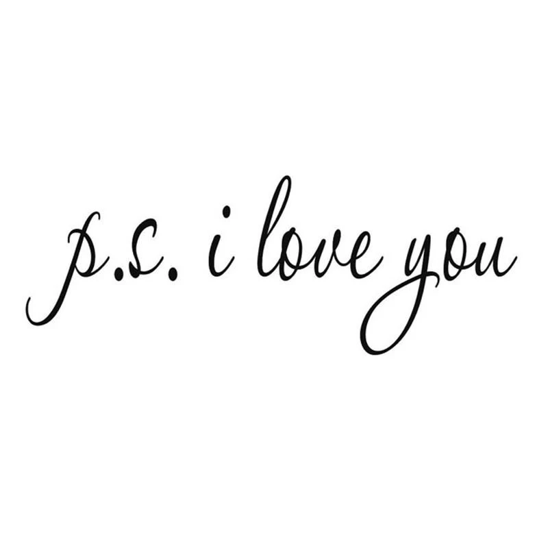 Ps I Love You Sweet Home Character Wall Mural Wallpapers Vinyl Art ...