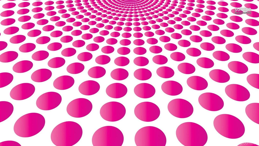 Pink Circles Forming A Funnel Wallpapers Abstract Wallpapers