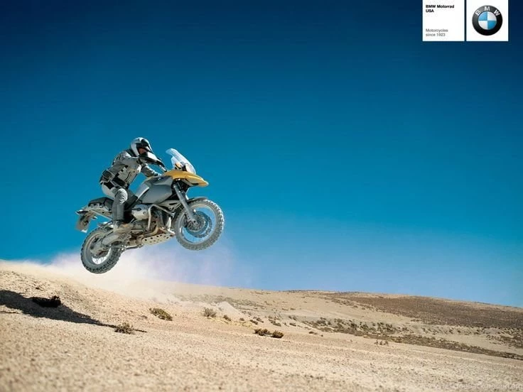 Big Air On BMW R1200GS.