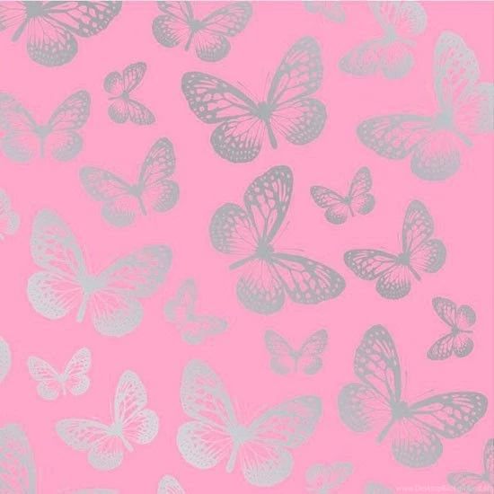 Fun4Walls Butterfly Metallic Wallpapers In Pink From I Love ...