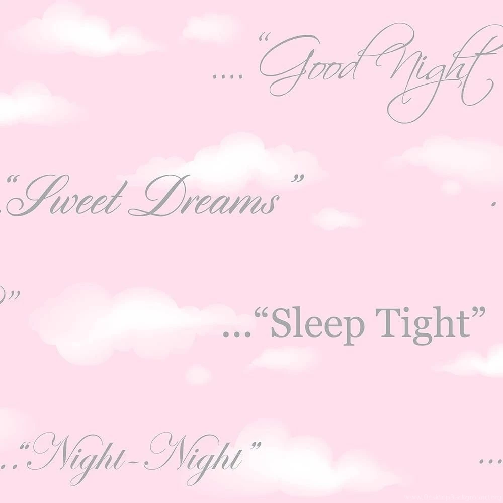 I Love Wallpaper™ Shimmer Sweet Dreams Wallpapers Pink / White ...
