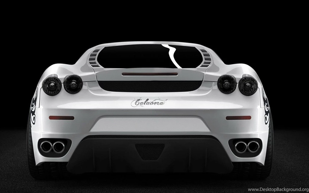 White Ferrari F430 Wallpapers Image