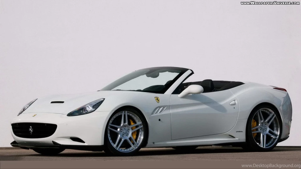 White Ferrari California Wallpapers Image