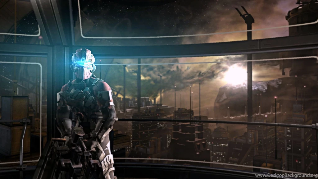 Dead Space 2 Isaac Clarke Sci fi Cities Warriors Armor Wallpapers ...