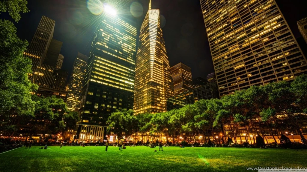 Bryant Park In New York City HD Desktop Wallpapers : Fullscreen ...