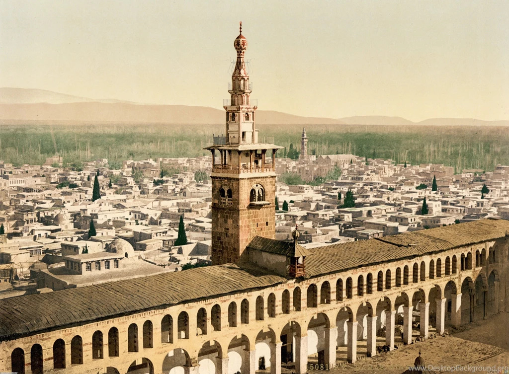 Minaret Of The Bride, Damascus, Holy Land Wallpapers