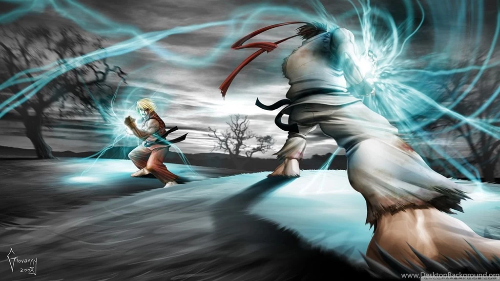 Street Fighter Ryu Vs Ken HD Desktop Wallpapers : Widescreen : High ...