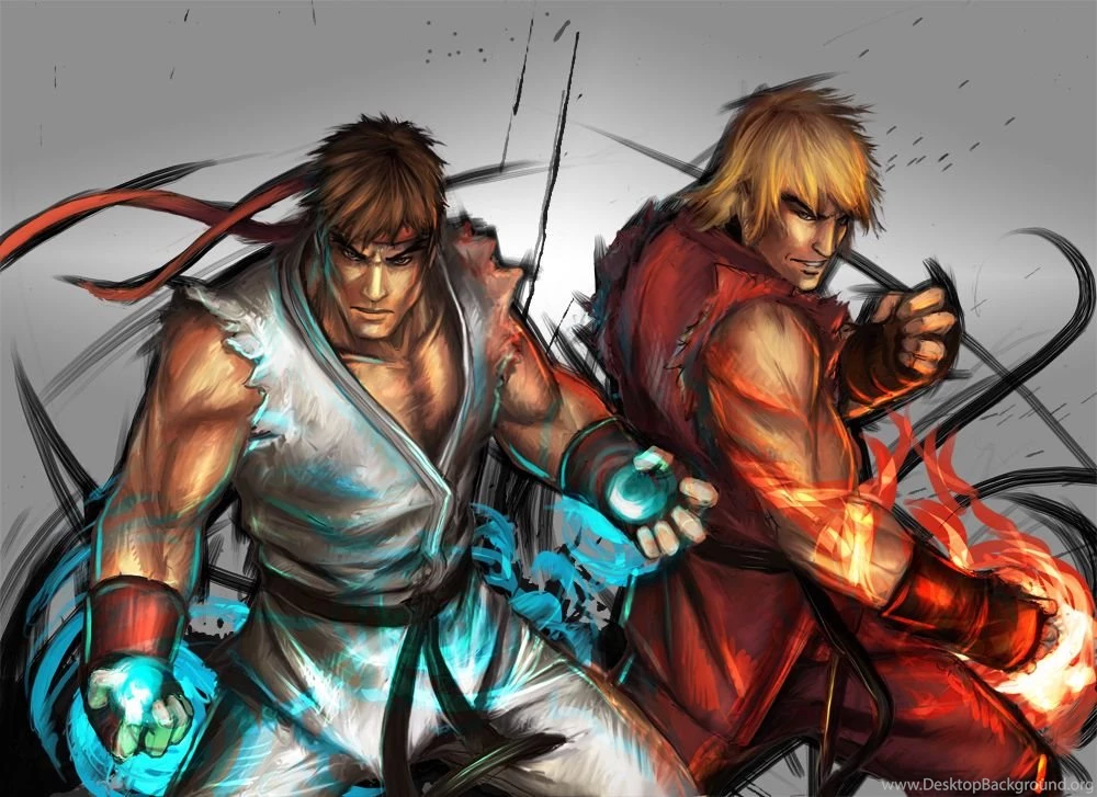 Ryu Vs Ken By EastMonkey On DeviantArt