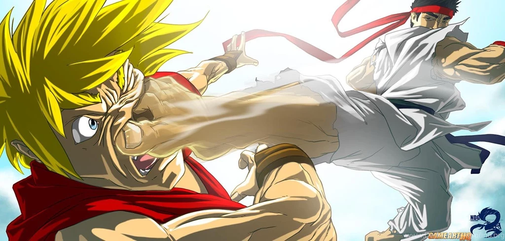 Ryu And Ken Pair Fan Art
