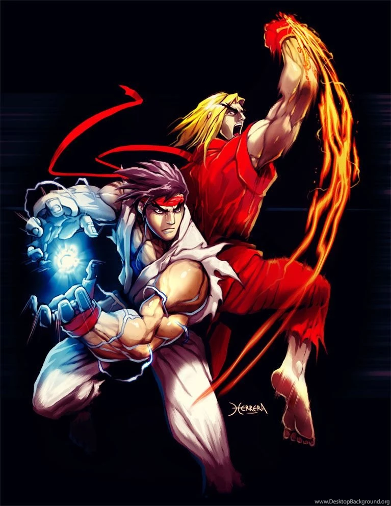 Jin Kazama And Kazuya Mishima Vs. Ryu And Ken Masters Battles ...