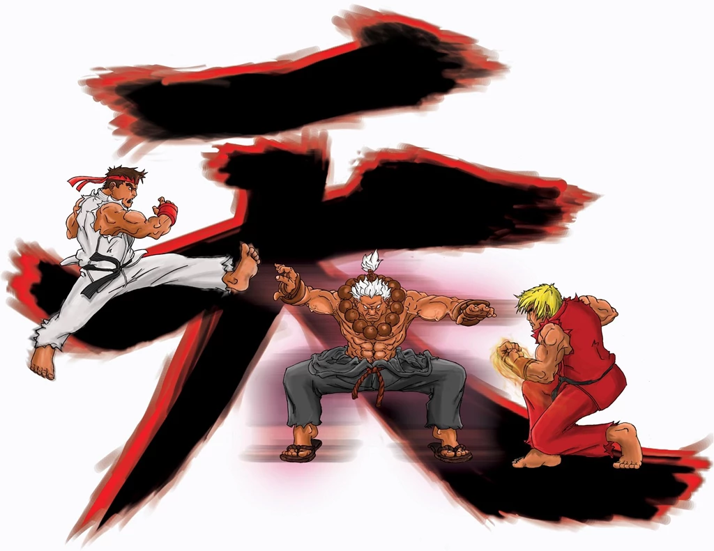 DeviantArt: More Like Ryu Vs Akuma By Liquid venom