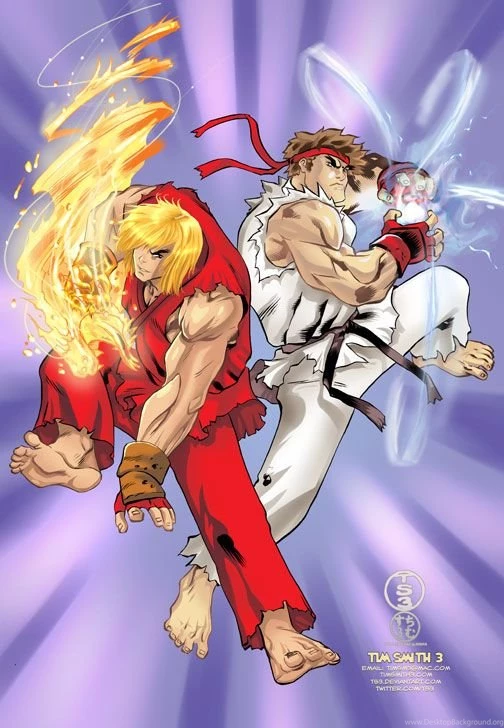 Ken And Ryu By Anothen On DeviantArt