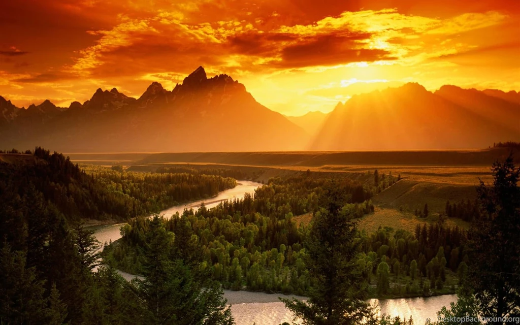 Wallpapers: Snake River In Grand Teton National Park Wallpapers