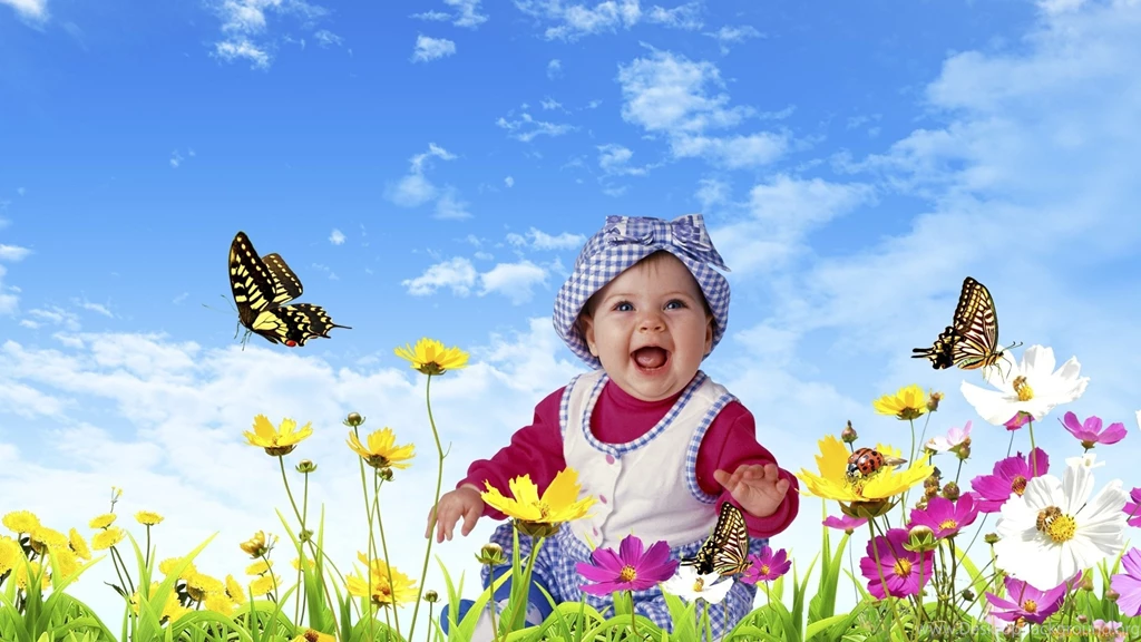 Download Wallpapers 3840x2160 Child, Nature, Boy, Smile, Happy, Sky ...