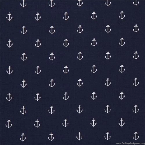A Beautiful Blue Backgrounds With Little White Anchors ...