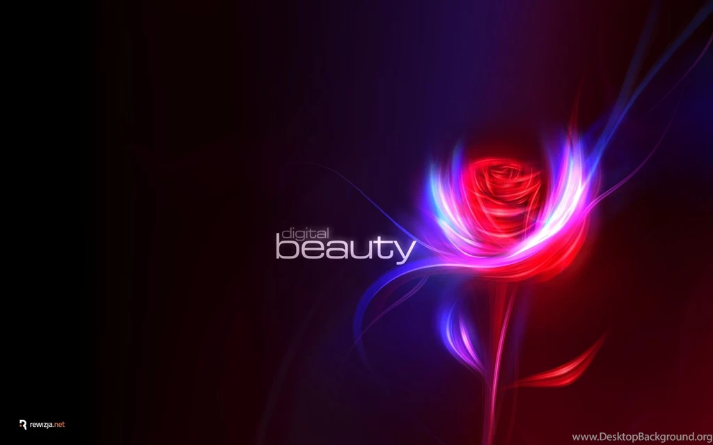 Digital Flower Wallpapers