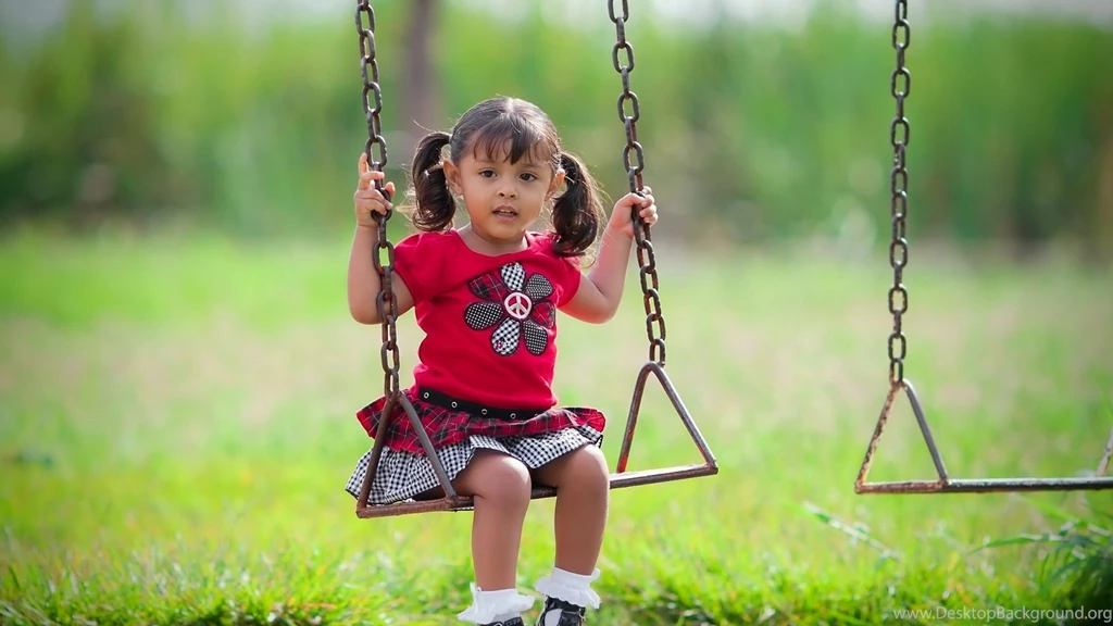 Download Wallpapers 1920x1080 Child, Girl, Swing, Mood Full HD ...