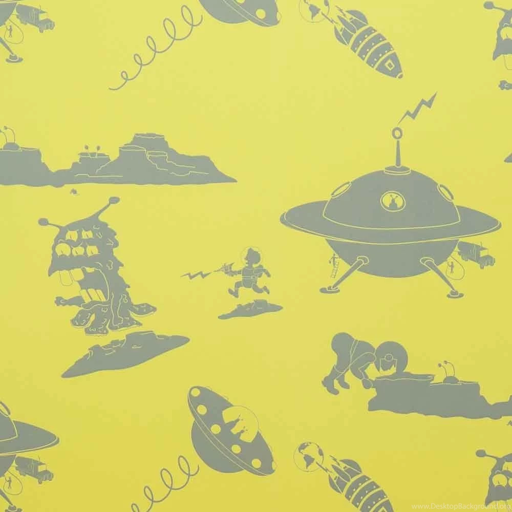 Yellow Alien Wallpapers For Kids