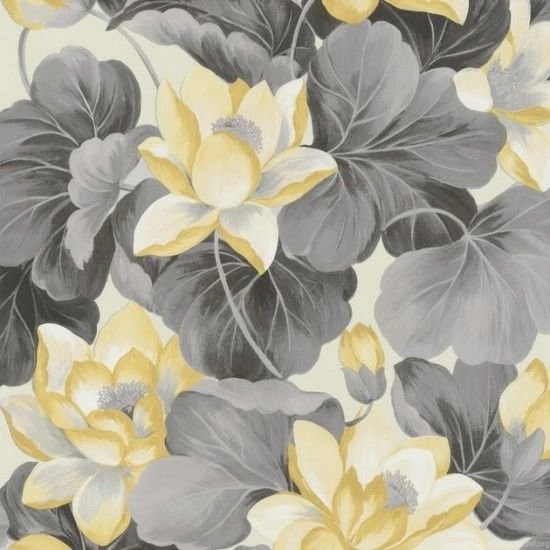 Home Sweet Home Vinyl Wallpapers 45037 10 Wallpapers Flowers Yellow ...