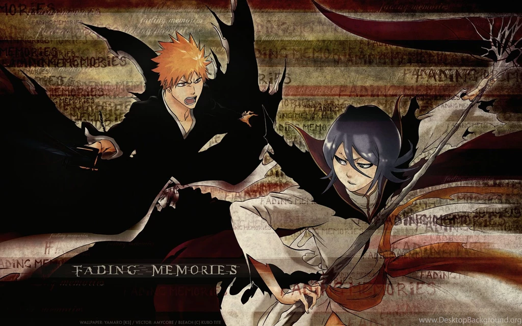 Bleach Kuchiki Rukia Kurosaki Ichigo Wallpapers   (