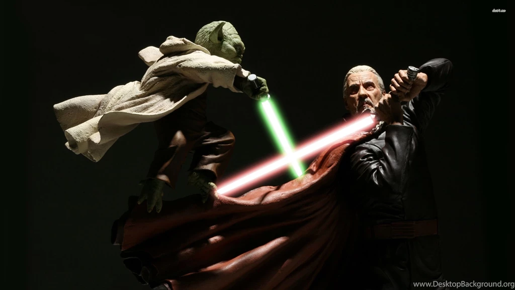 Yoda Vs Doku Wallpapers Movie Wallpapers