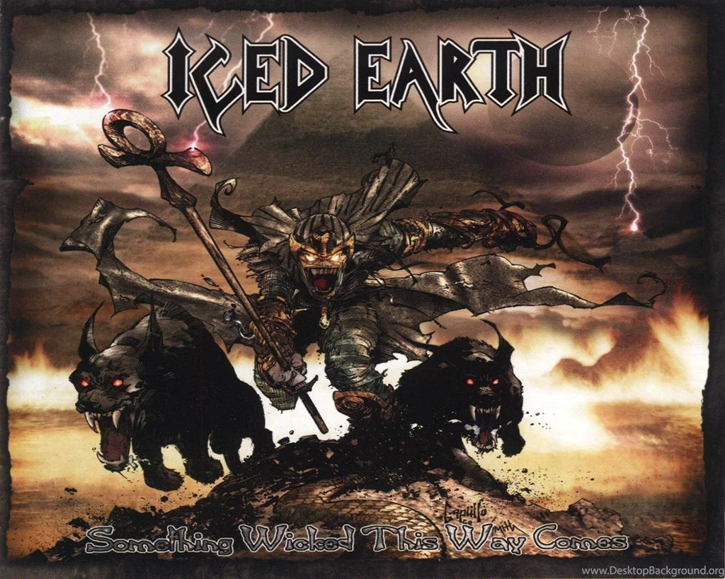 ICED EARTH Heavy Metal Death Power Thrash 1iced Artwork Dark Evil ...
