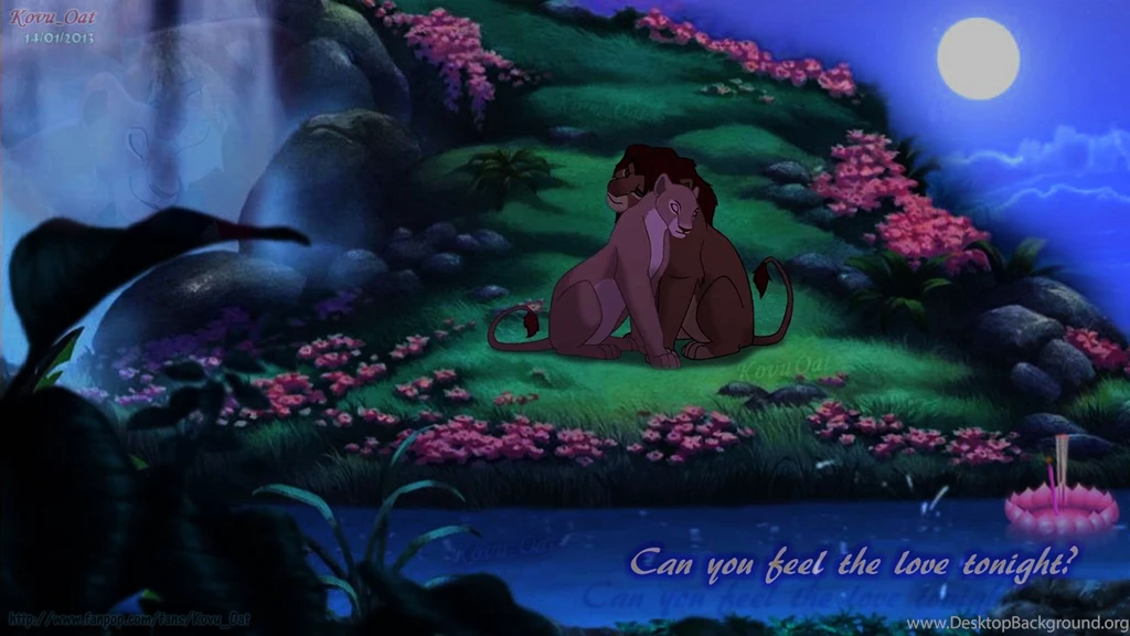 Simba Nala Feel Love Tonight Wallpapers HD   The Lion King ...