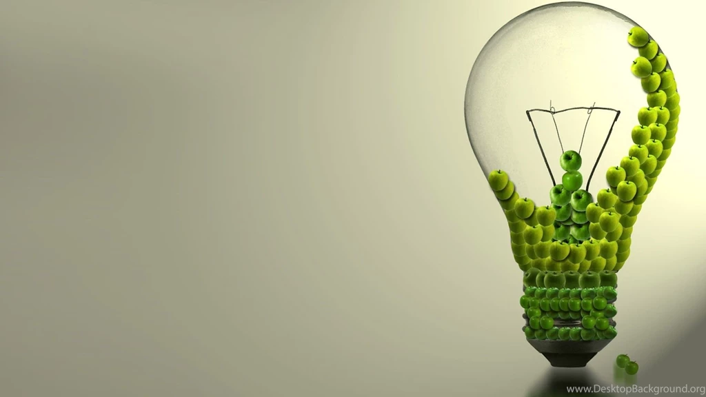 Green Artistic Electricity Backgrounds Apples Wallpapers ...