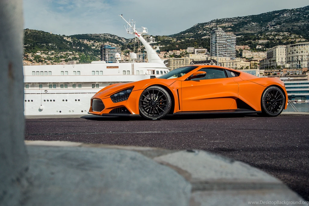 2009 Zenvo ST1 Tours Monaco Supercar Car Sports Orange City Europe ...
