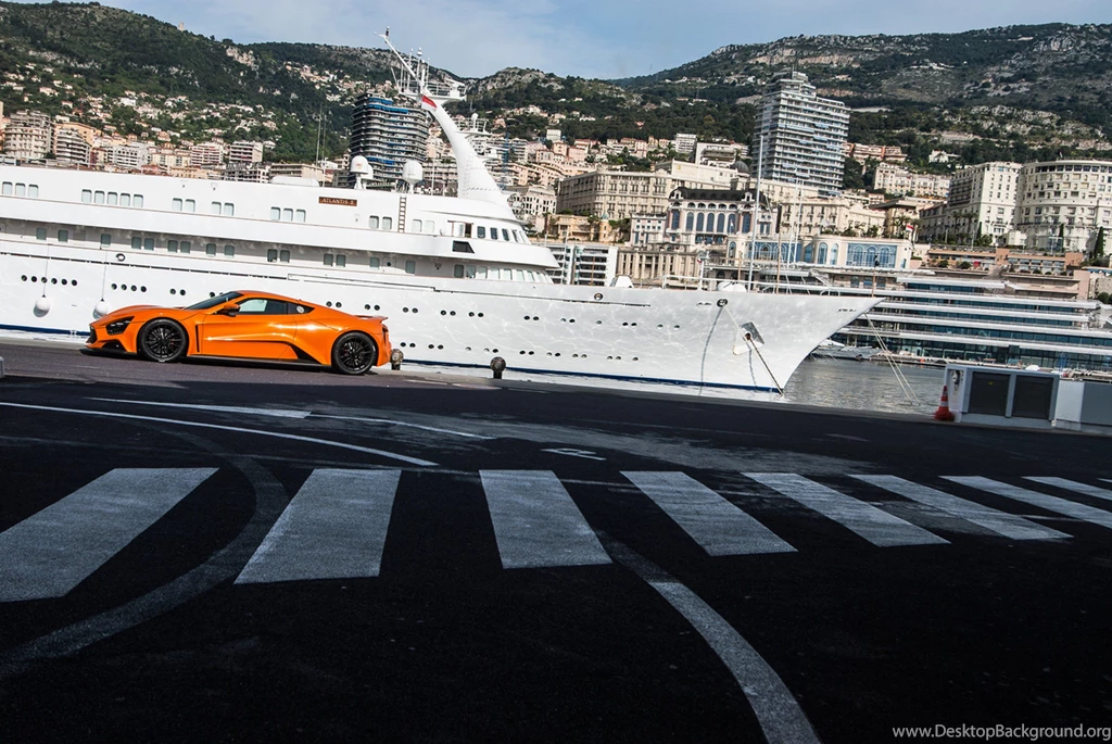 2009 Zenvo ST1 Tours Monaco Supercar Car Sports Orange City Europe ...