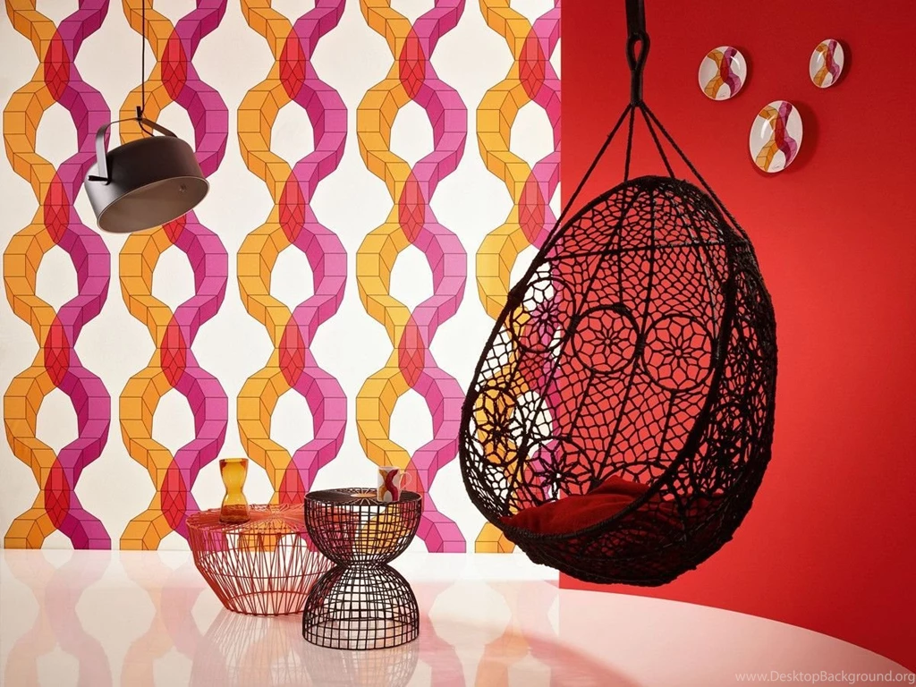 Avant Garde Wallpapers In Orange And Purple Design By BD Wall ...